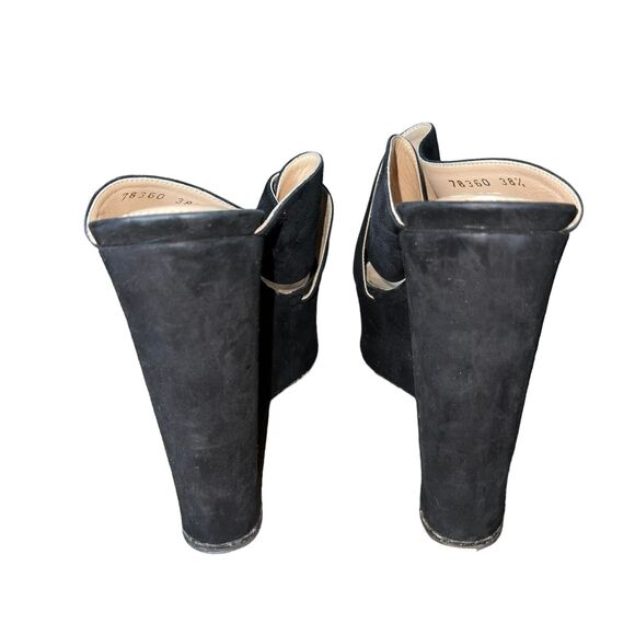 Sergio Rossi Platform Wedge Sandals - Picture 6 of 9